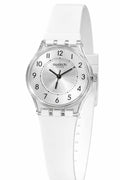 Montre tendance silicone blanche – Style Swatch