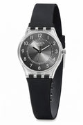 Montre tendance silicone noire – Style Swatch