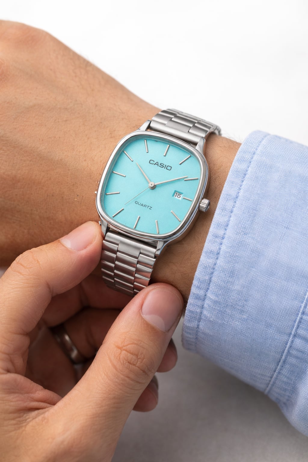 Casio Turquoise Steel