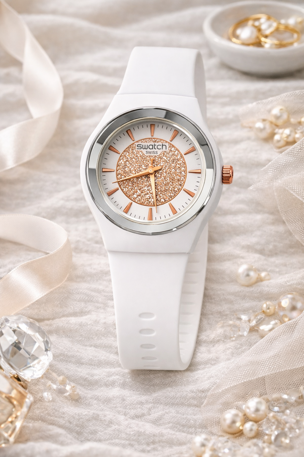 Swatch Crystal White