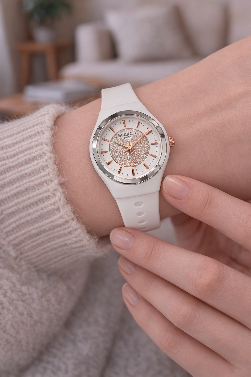 Swatch Crystal White