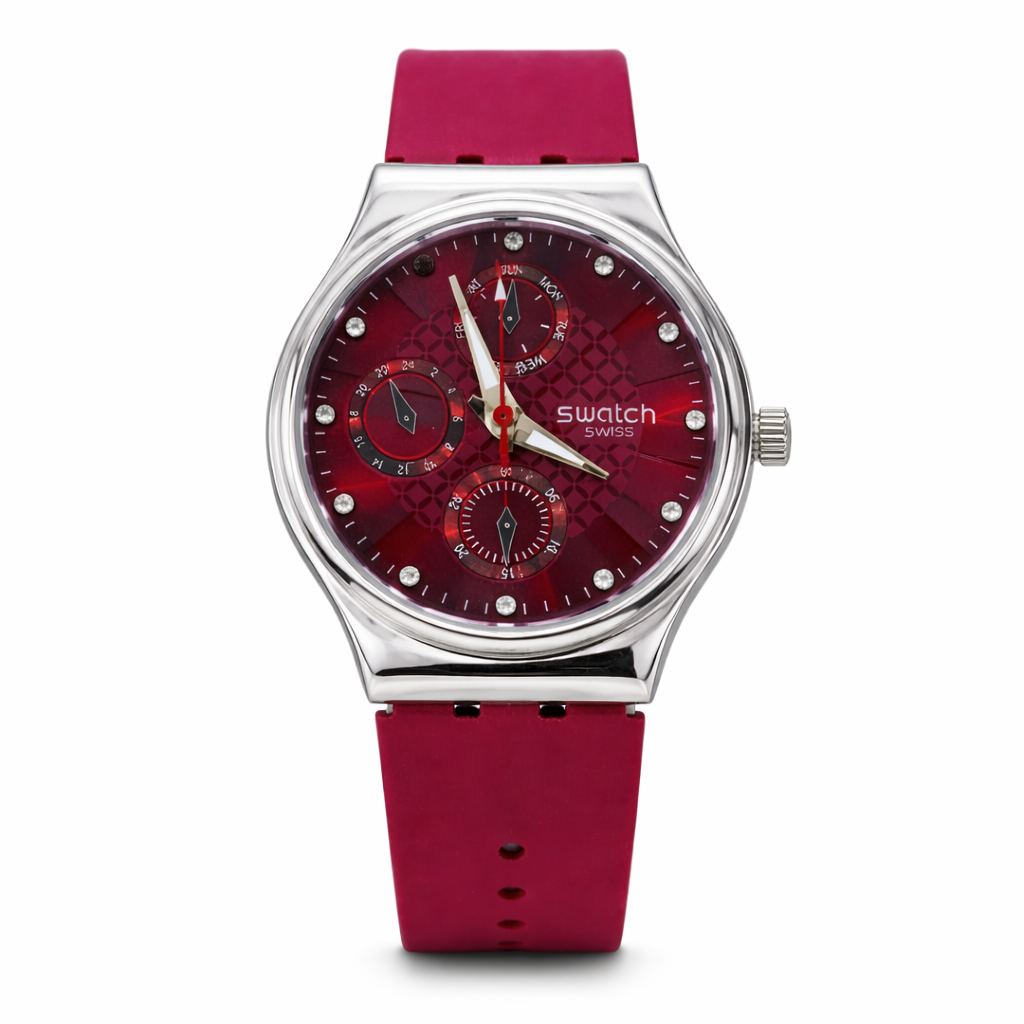 Swatch Rouge Chronographe Raffiné