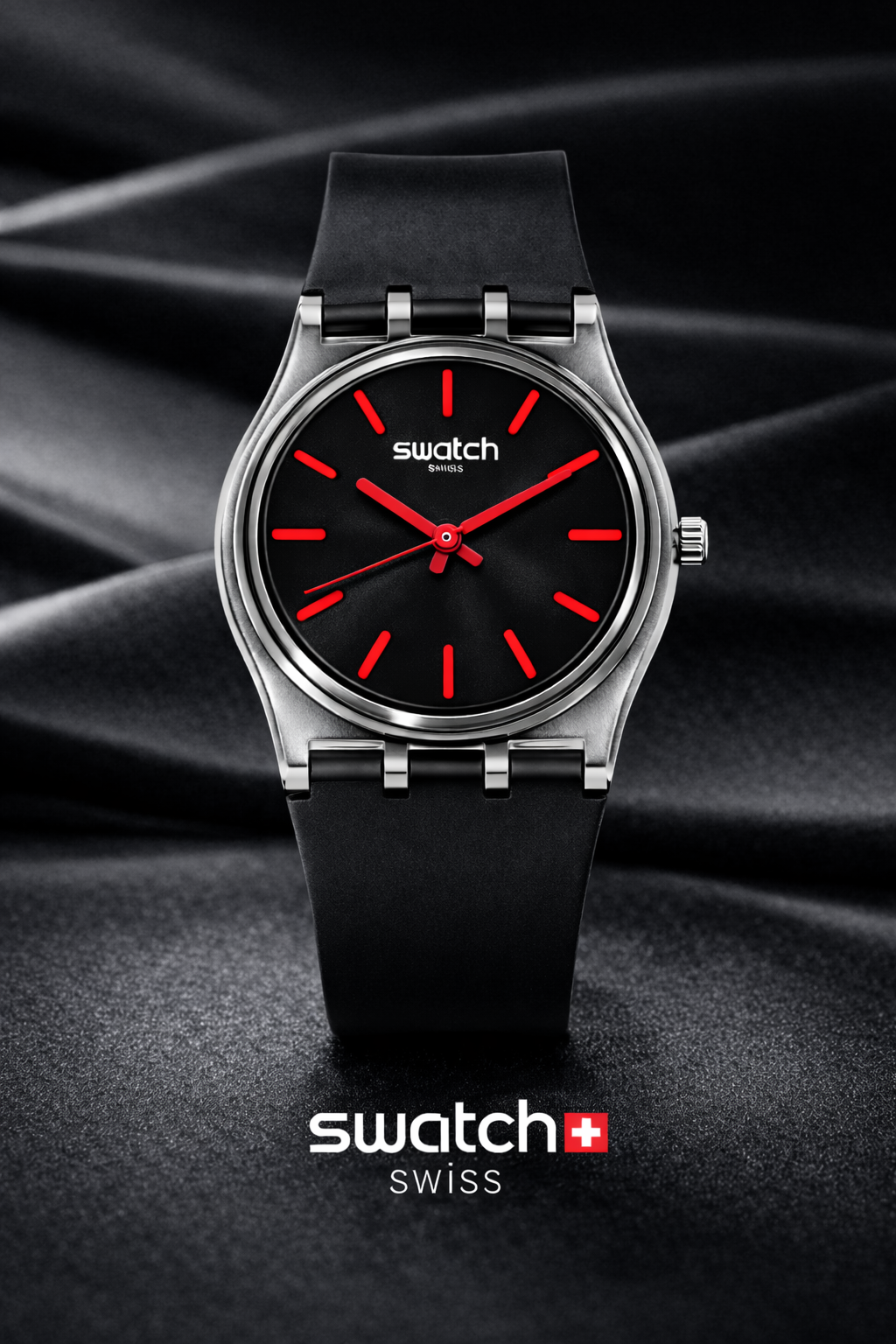 Swatch Gent Black Blur (SUOB183)