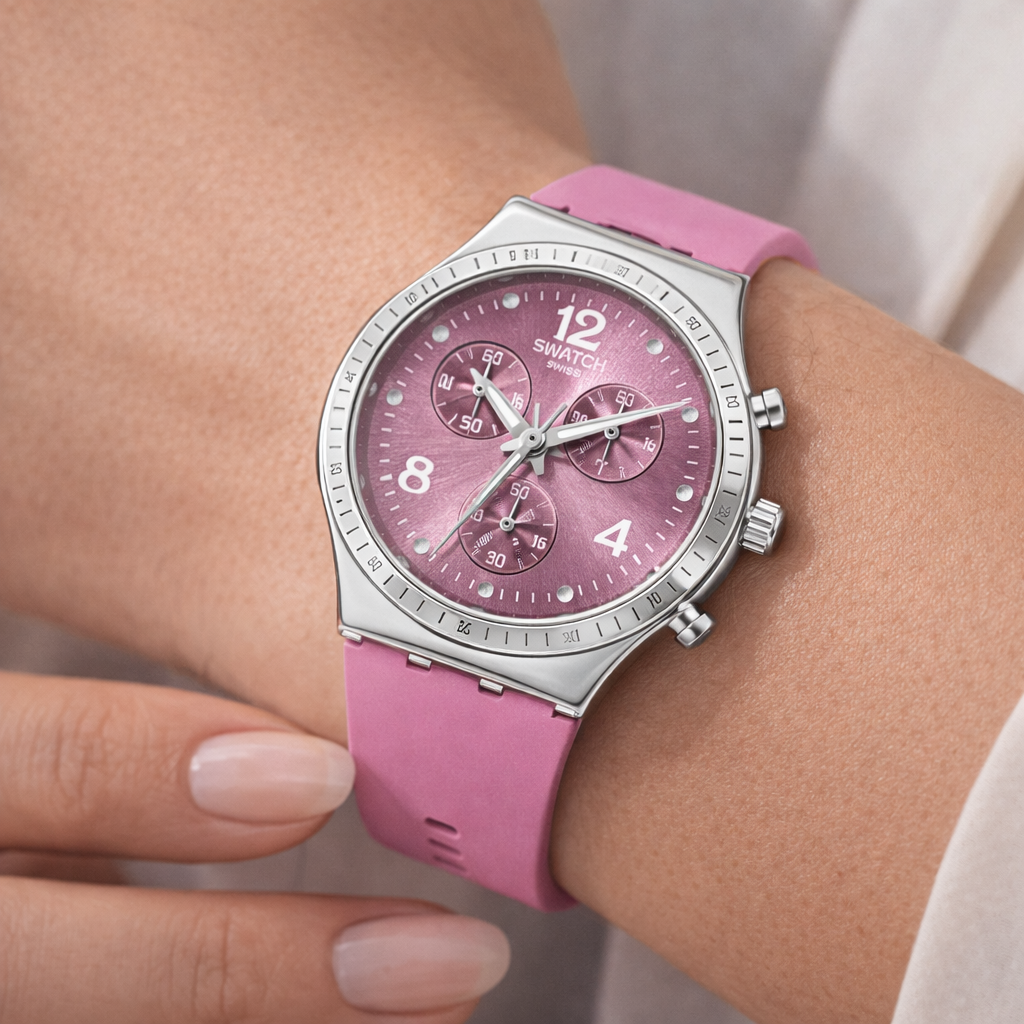 Swatch Rose Élégance Douce
