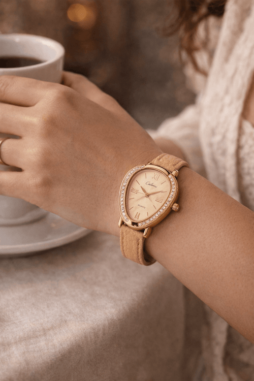 Calonni Goutte Cristal Beige - watch | NOVOS