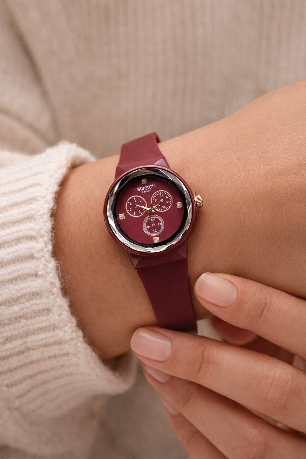 Swatch Red Classic Chrono