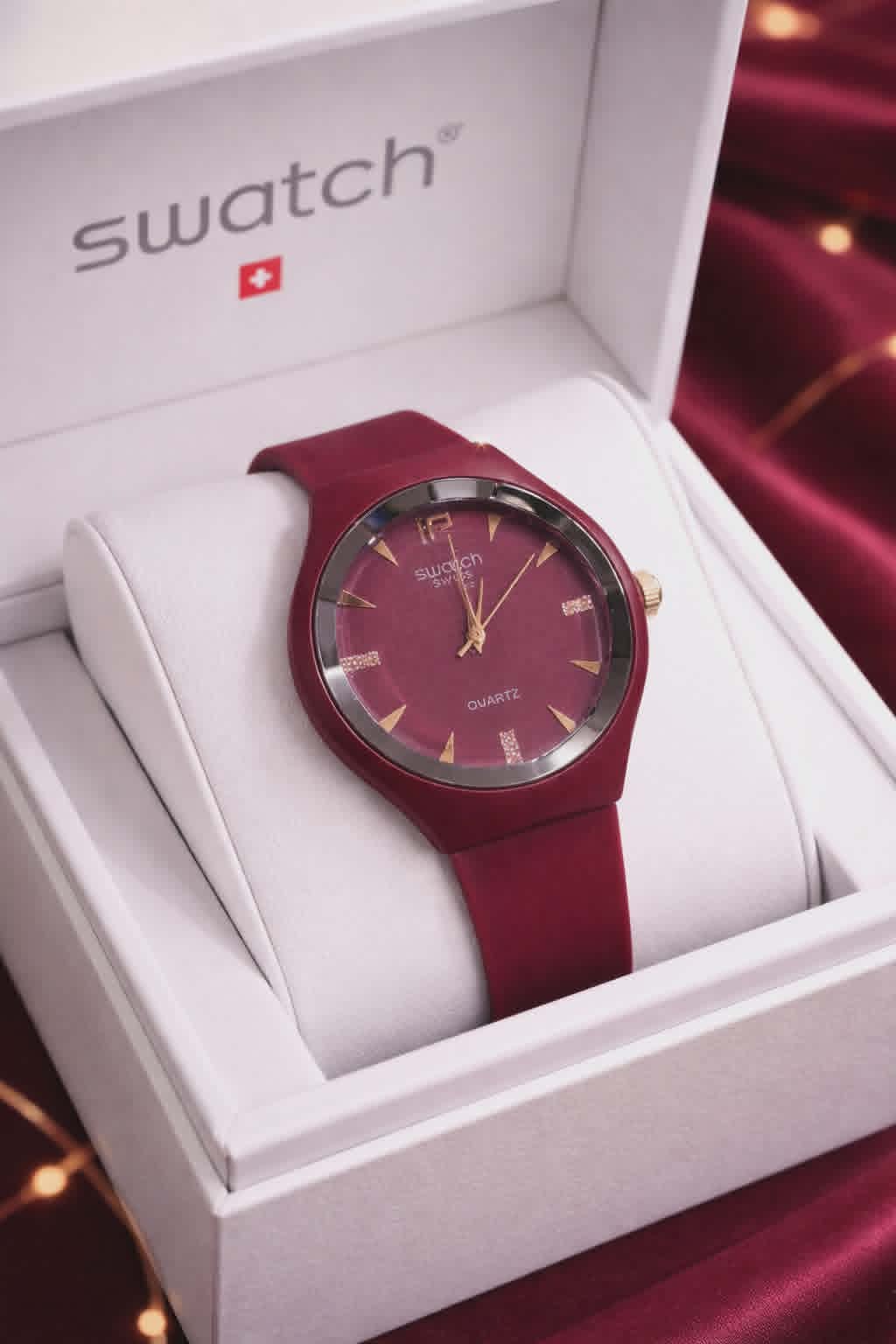 Swatch Bordeaux Élégance