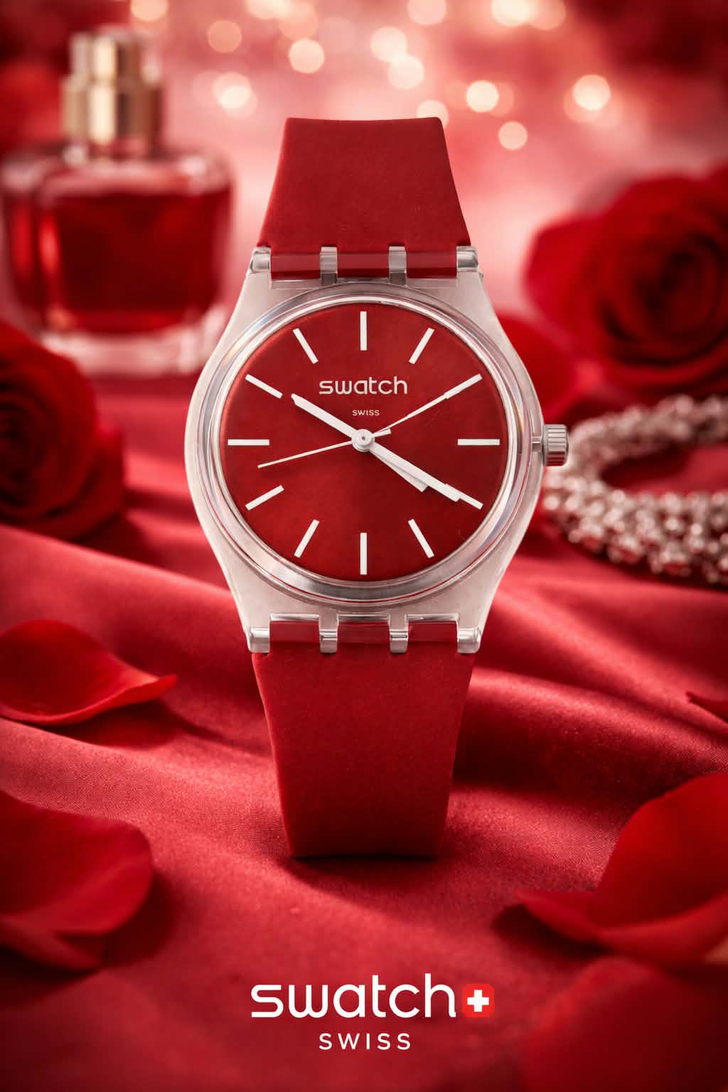 Swatch Polared SUOK717 red