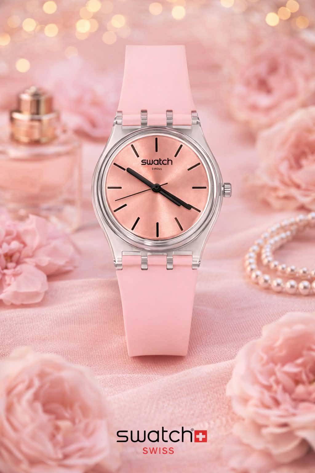 Swatch Lady Sonnenaufgang (LK380) quartz pink